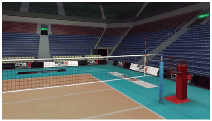 B-23. Volleyball Court