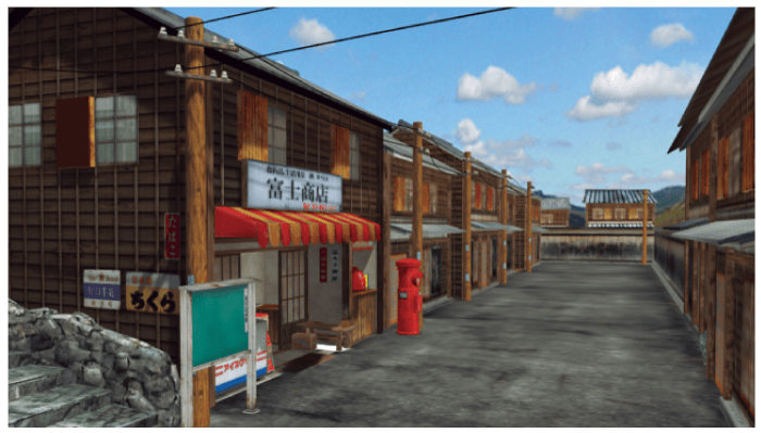 C-9. Japanese Country Town