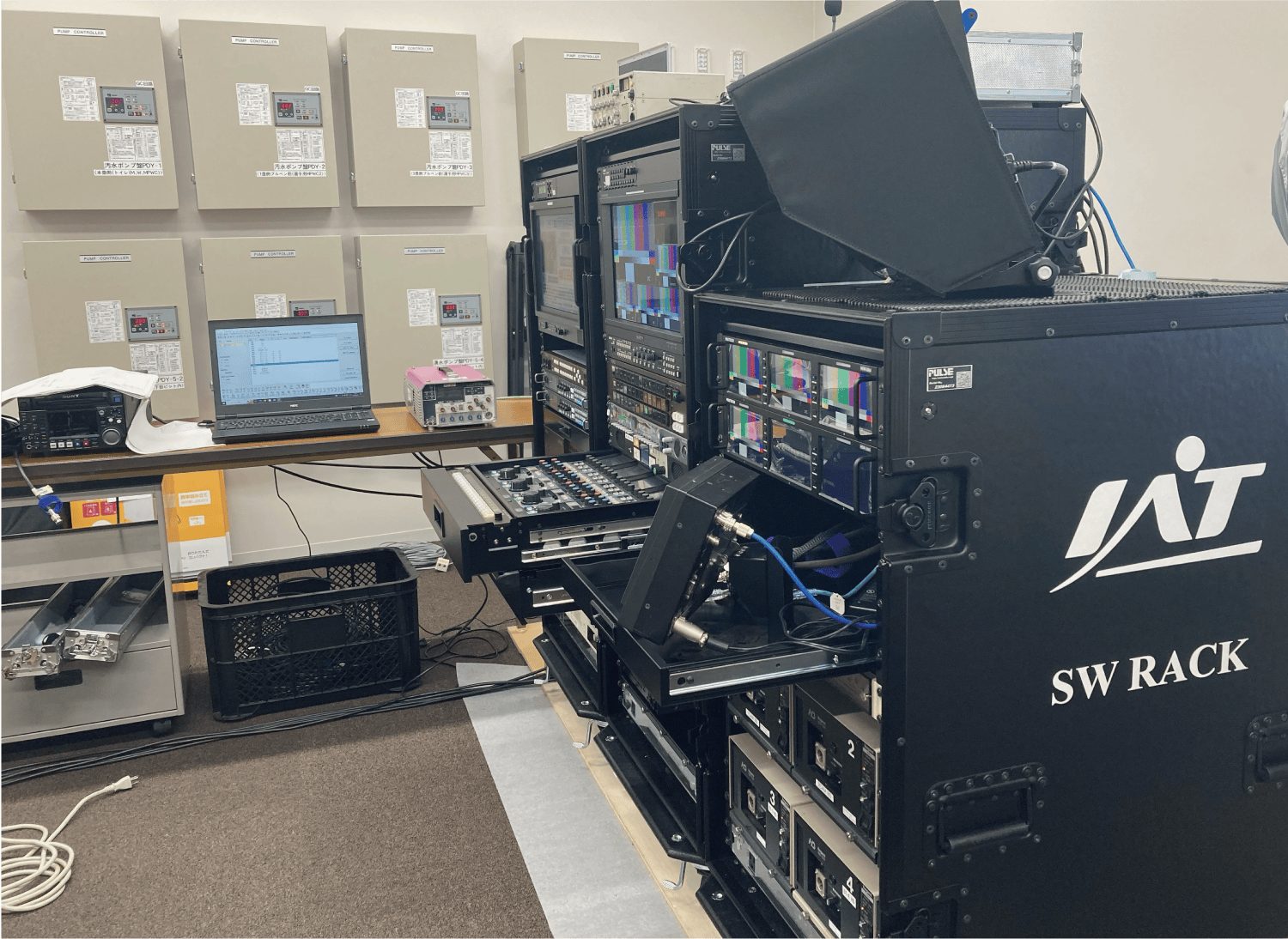 岩手朝日テレビ様 バラシ可搬サブシステム